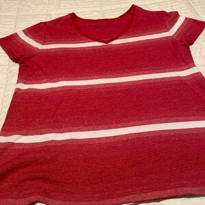 Red striped shirt